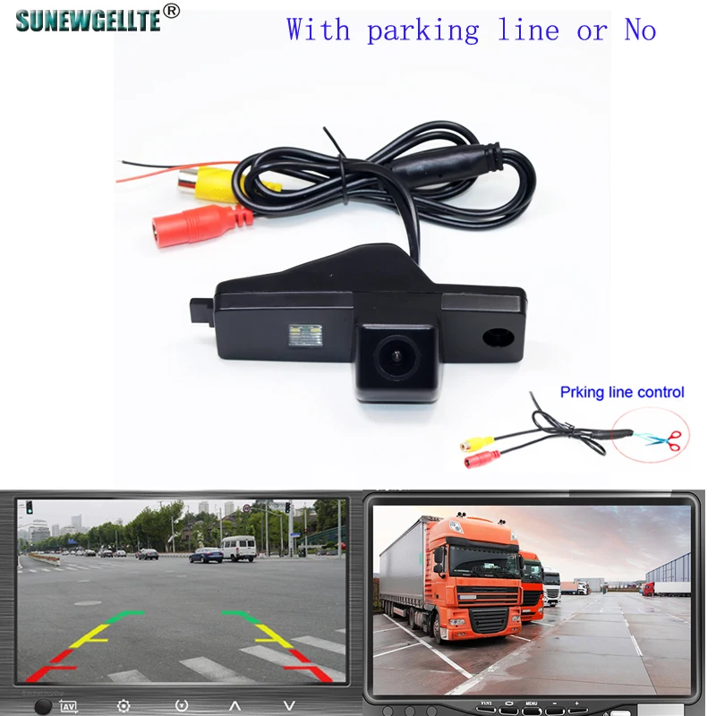 Vehicle Dynamic Trajectory Car Rear View Reverse camera for Toyota Highlander Hover G3 Coolbear Hiace Kluger Lexus RX300