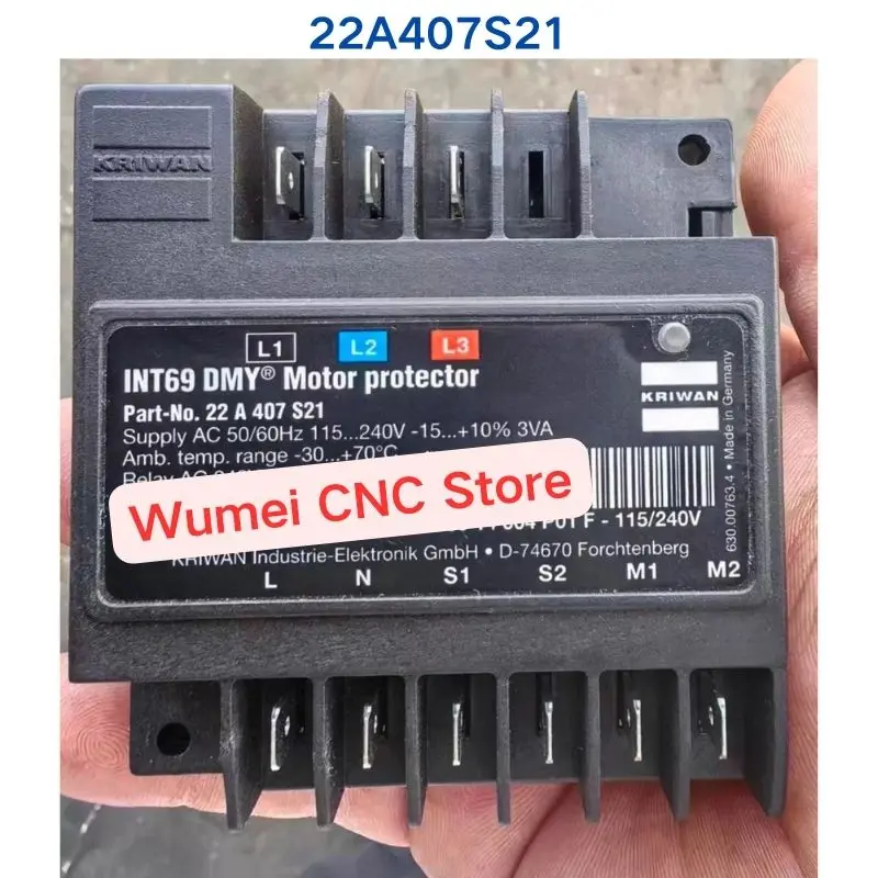 90% new or Second-hand test OK 22A407S21 Motor Protector Module INT69 DMY For DAN.FOSS Compressor 22A 407 S21