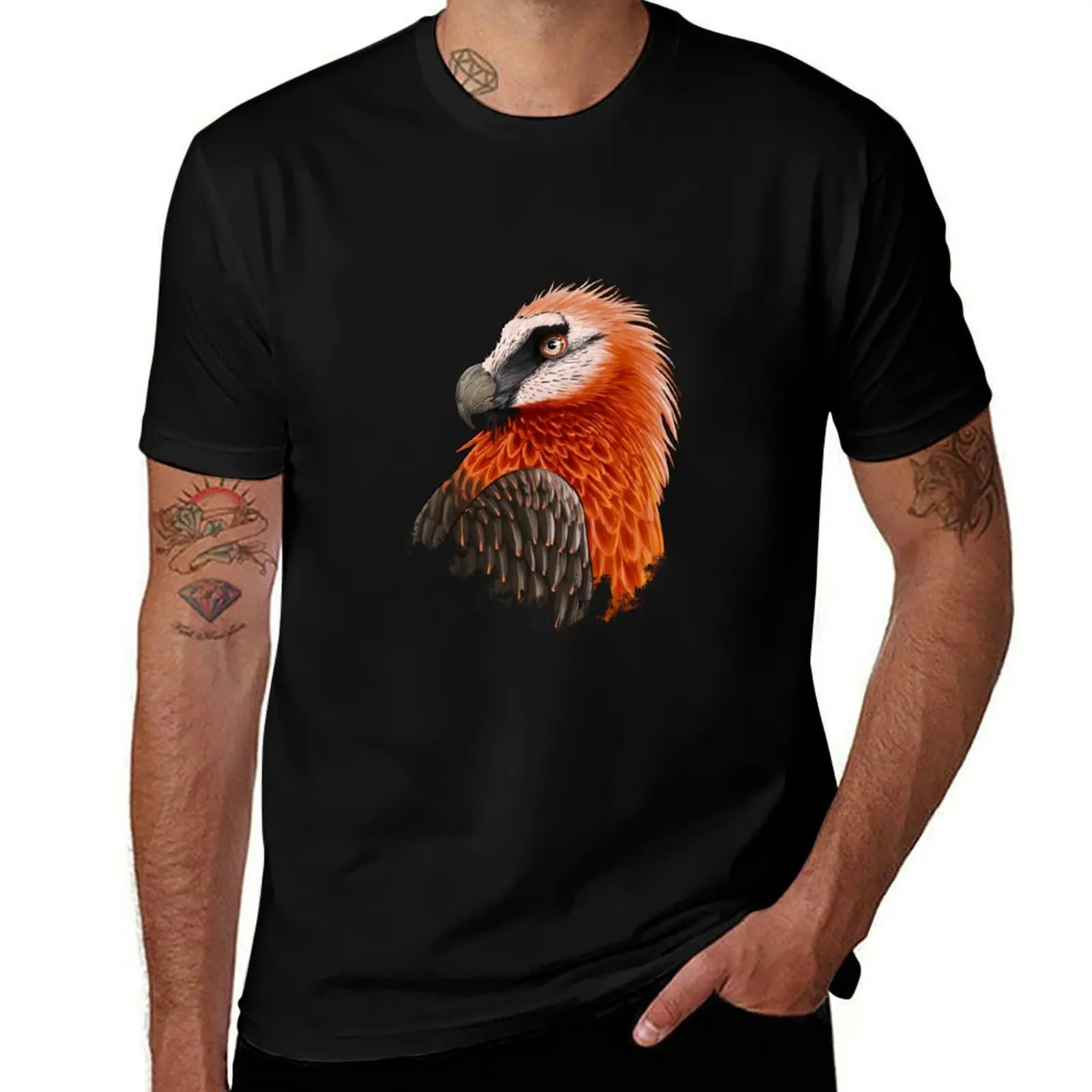 

for Bearded man shirts Vulture shirt t designer fit slim T-Shirt t man