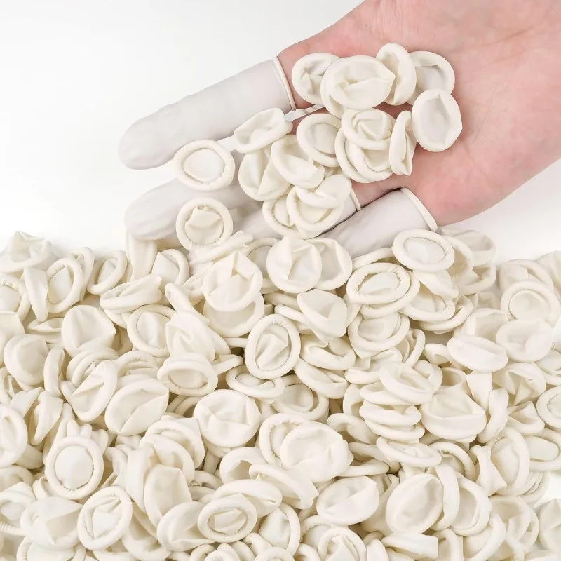 100/200/300PCS Culle per dita usa e getta Vari colori in lattice per uso domestico Antiscivolo Pulizia Culle per dita Strumenti per tatuaggi per capelli per unghie