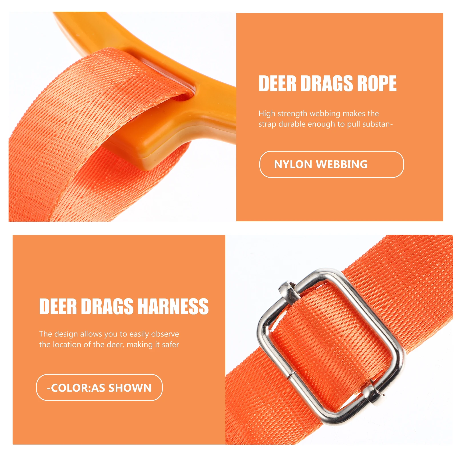 Cervo regolabile Forte impugnatura ergonomica Cinturino da caccia antiscivolo Accessori da caccia riutilizzabili per esterni