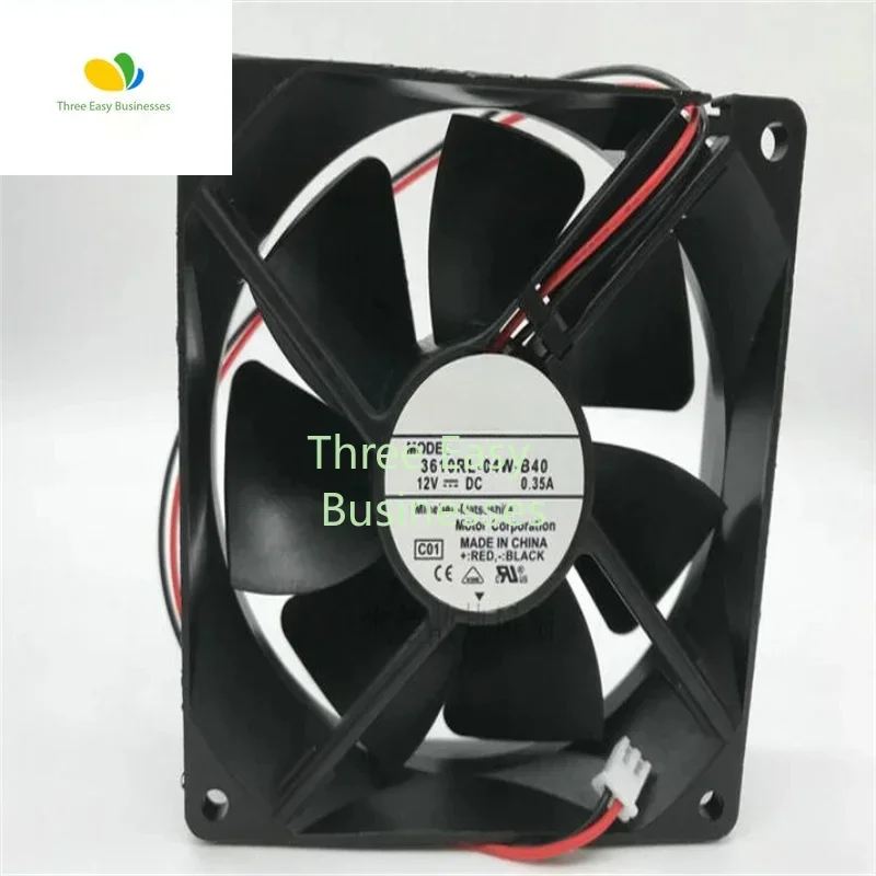 

3610RL-04W-B40 DC12V 0,35A 9CM 9025 Двухпроводной бесшумный вентилятор шасси