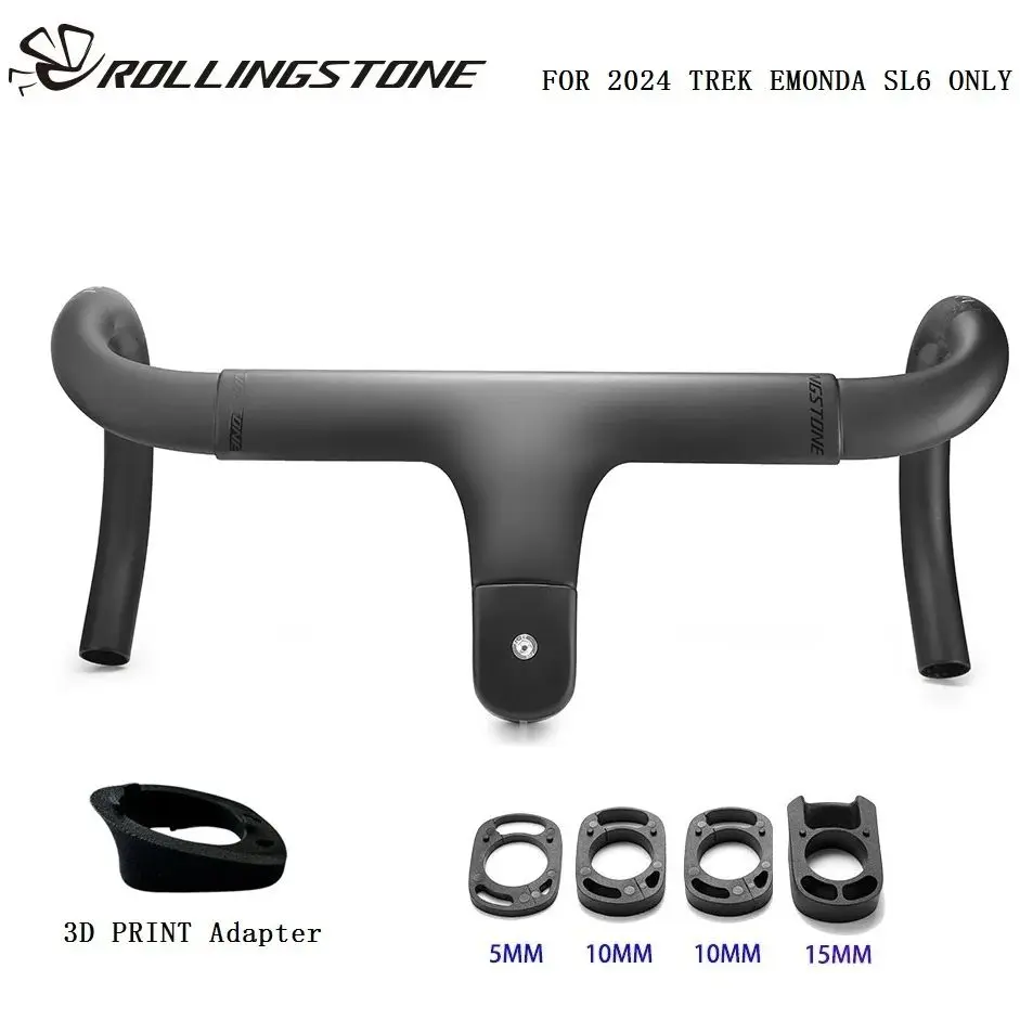 

Rolling Stone Classic2 Полная внутренняя проводка Интегрированный карбоновый руль Road BendsСовместим с системой trek v4rs sl7 FSA ACR