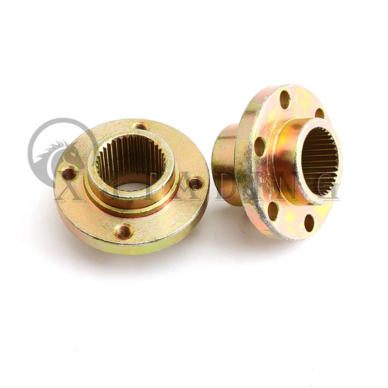 34T 4/6 Hole Rear Axle Brake Disc Mount Sprocket Hub For DIY China 150cc 200cc 250cc ATV Go kart UTV Buggy Quad Bike Accessories