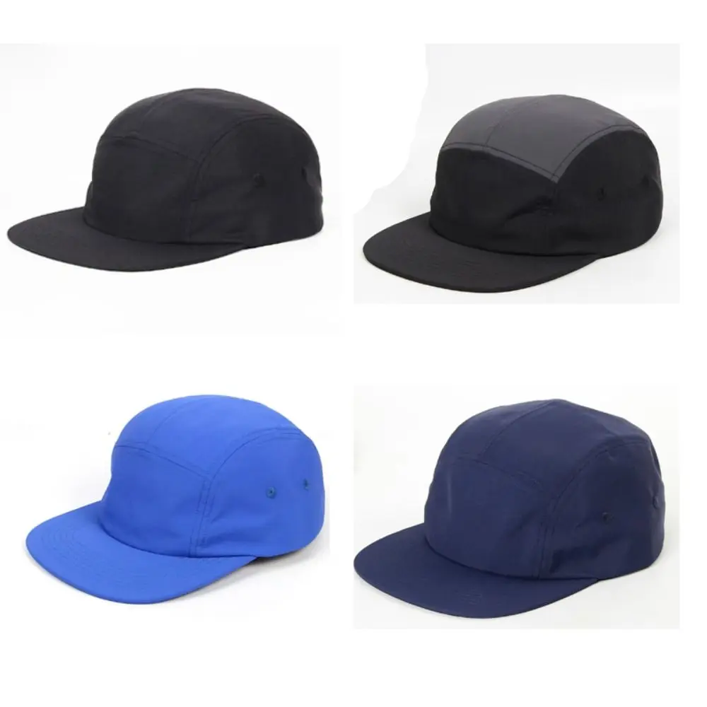 

Quick Drying 5 Panel Baseball Cap New Breathable Waterproof Cappello Hip Hop Hats Nylon Men Women Casquette Snapback Caps