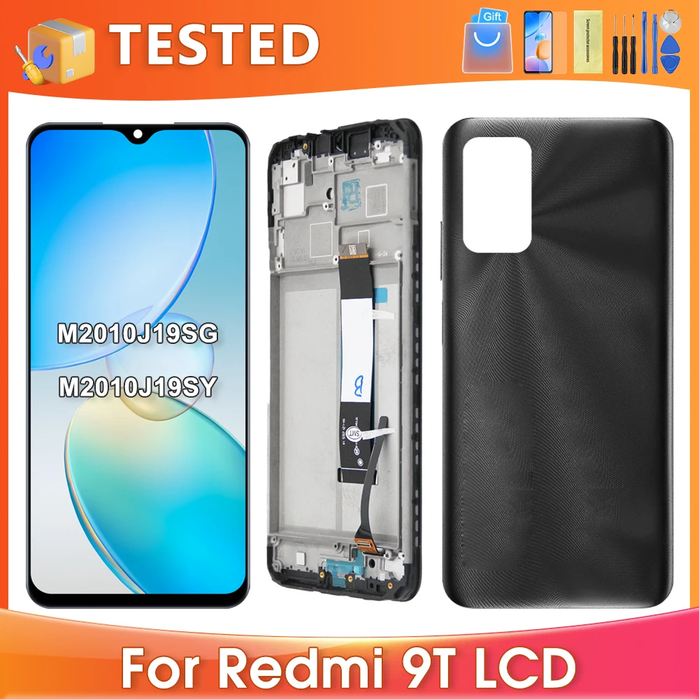 OEM 6.53''For Xiaomi Redmi 9T For Redmi9T J19S M2010J19SG LCD Display Touch Screen Digitizer Assembly Replacement