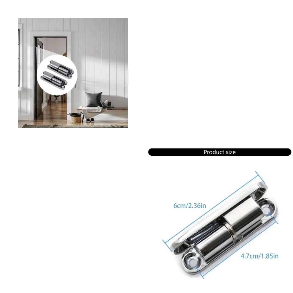  2Pcs Detachable Electrical Box Hinge Industrial Cabinet Door Hinge Corner Insert Door Hinge Removable Door Connector