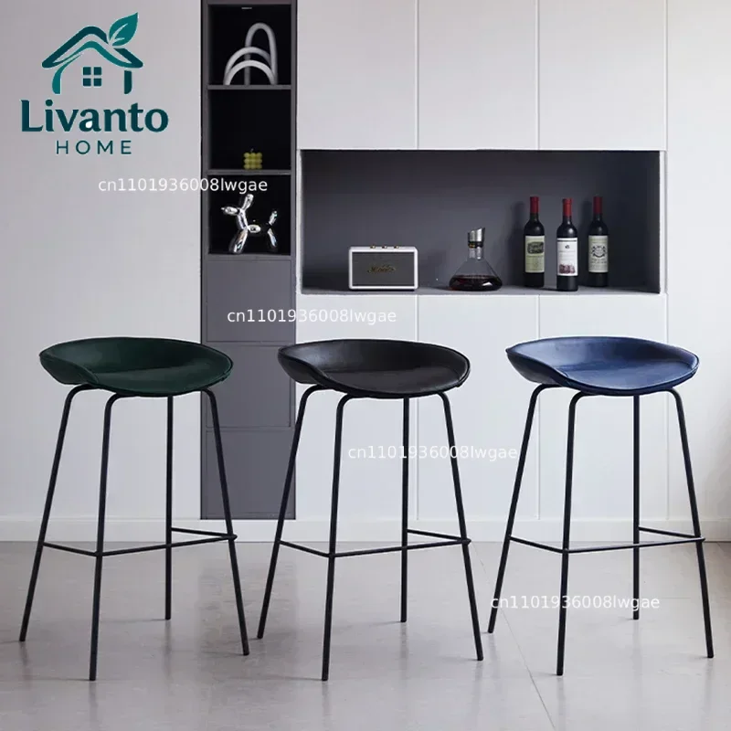 

Nordic Modern Bar Chairs Minimalist Armchair Bedroom Kitchen Bar Chairs Designer Make Up Sillas Para Barra De Cocina Furniture