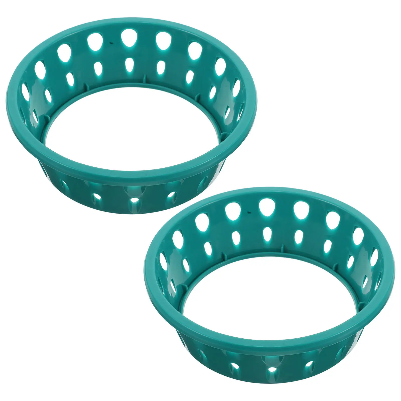 2Pcs Fruit Display Rack Waterproof Stable Floorstanding Fixed Base for Supermarket Durian Pineapple Watermelon Melon Holder