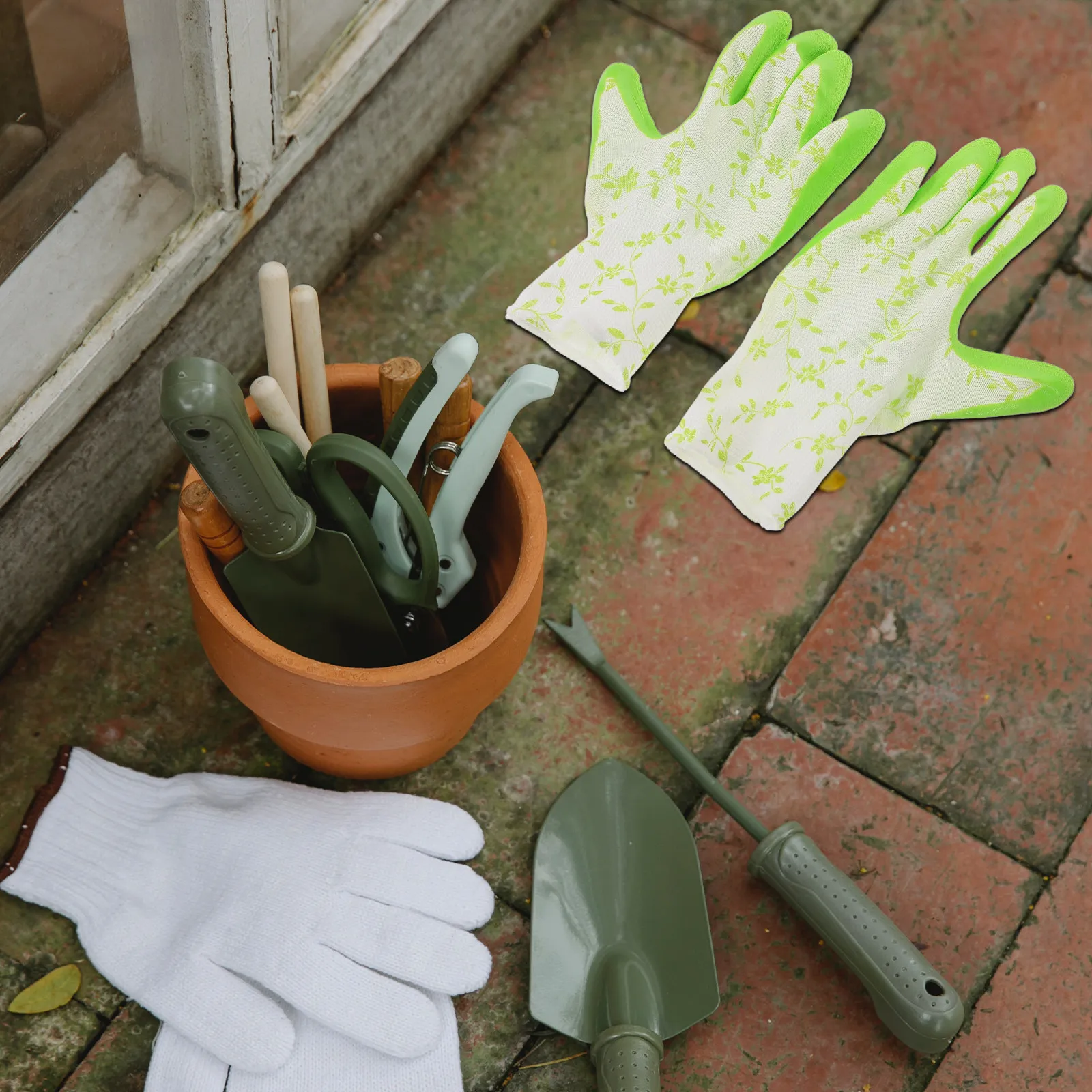 1 Çift Şık Baskılı Bahçe Eldiv - Gardening Glove Waterproof incelemesi ve fiyatı