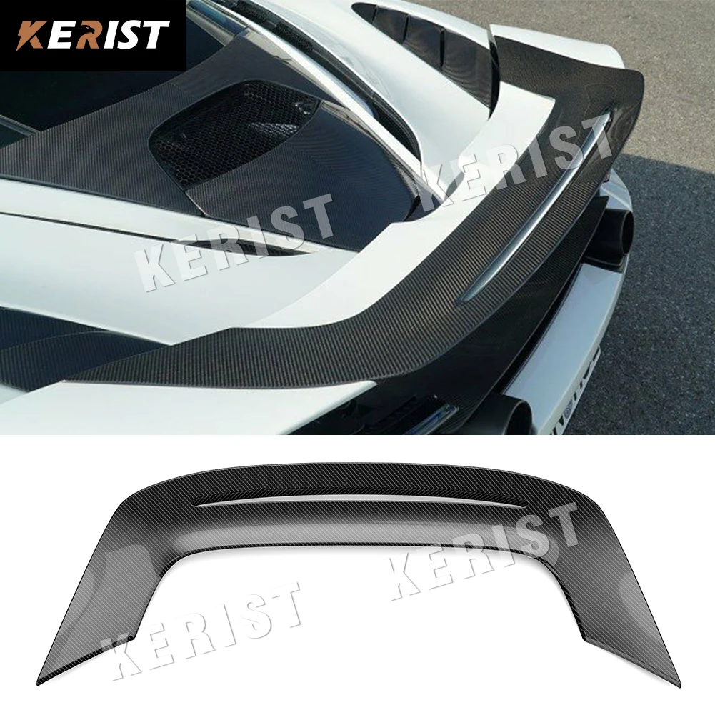 Rear Carbon Fiber Trunk Spoiler Wing For McLaren 720S 17-22 Silverstone Edition Rear Wing