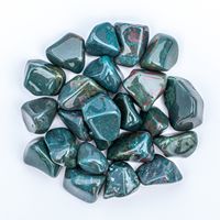 1/4  Tumbled Bloodstone Heliotrope Gemstone Crystal  Rock Specimen