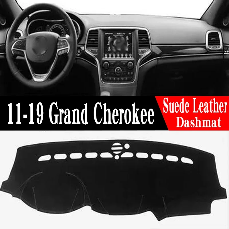 

Коврик для приборной панели Ranger, противоскользящий, защита от УФ-излучения, покрытие для приборной панели, коврик для Jeep Grand Cherokee WK 2011-2019 гг.