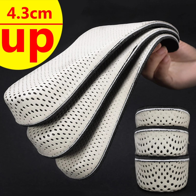 

1 Pairs Hard Breathable Memory Foam Height Increase Insole Heel Lifting Inserts Shoe Lifts Shoe Pads Elevator Insoles for Unisex