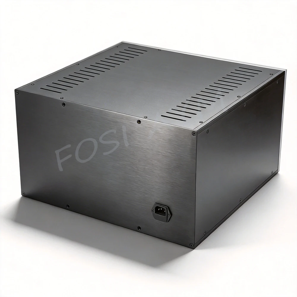 410*430*230mm FOSI AYM Full Aluminum Amplifier Chassis Preamplifier Power Amplifier Case DIY HiFi Enclosure No Hole Design