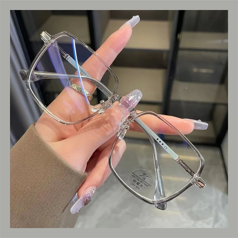 

*Ready Stock* Anti Blue Light Blocking Replaceable Glasses For Men/Women Clear Anti Radiation Glasses