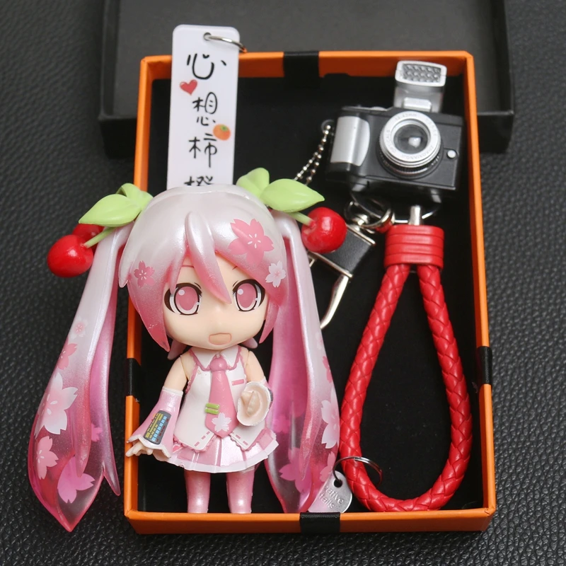 Portachiavi creativo Hatsune Miku: simpatico ciondolo per zaino e accessorio per materiale scolastico (regalo ufficiale)