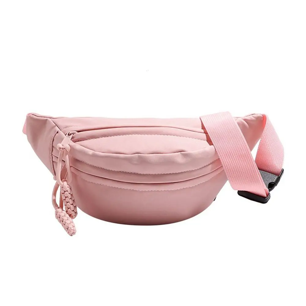 Ladies Canvas Crossbody Bags Solid Color Women Sling Waist Pack Women\'s Chest Bag Waterproof Hiking Bag Handbags