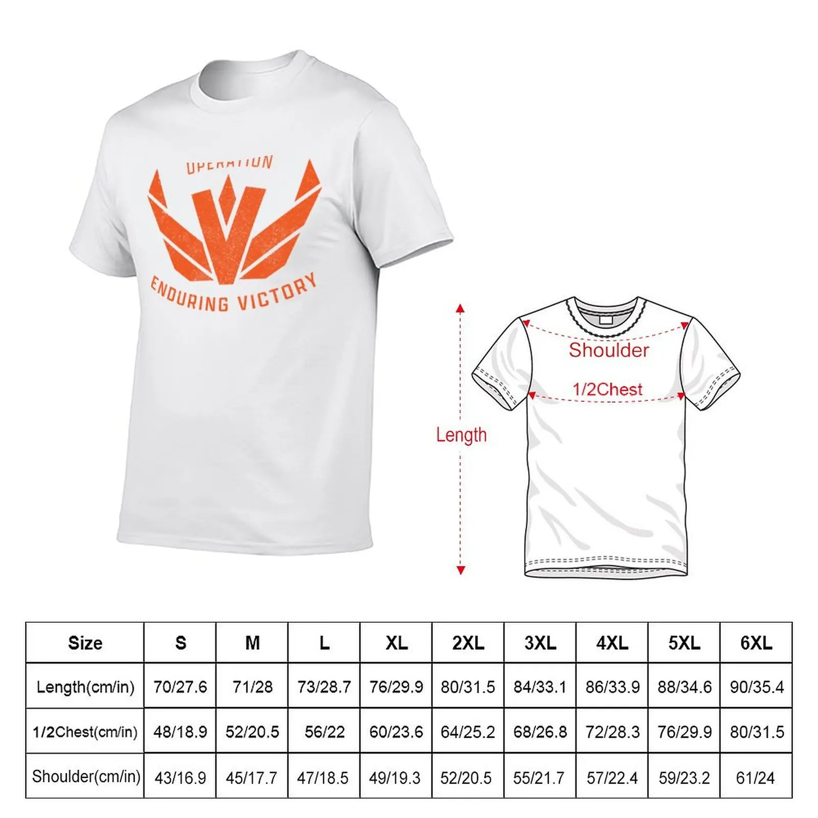 Operation Enduring Victory T-Shirt anime t shirts oversize anime tshirt T-Shirt