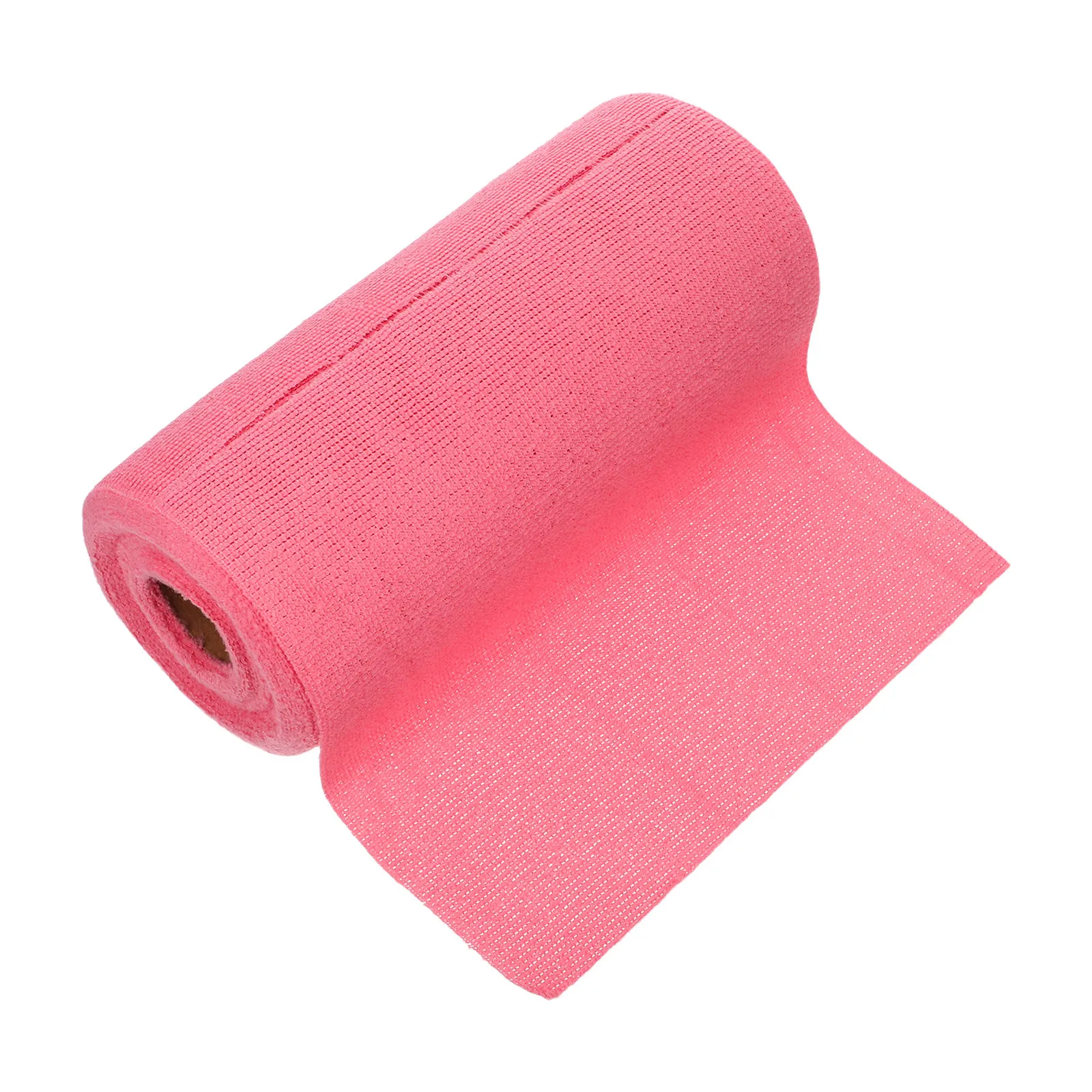 

1-рулонная ткань для чистки из микрофибры, разрываемая, впитывающая, прочная, розовая, кухонные полотенца, сверхпрочные салфетки из микрофибры