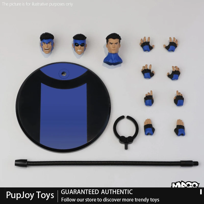 New Mess Toys Invincible Mark Grayson Classic First Suit Blue-Black New Suit  Toys Gifts Collectibles Action Figure For Hobbyist