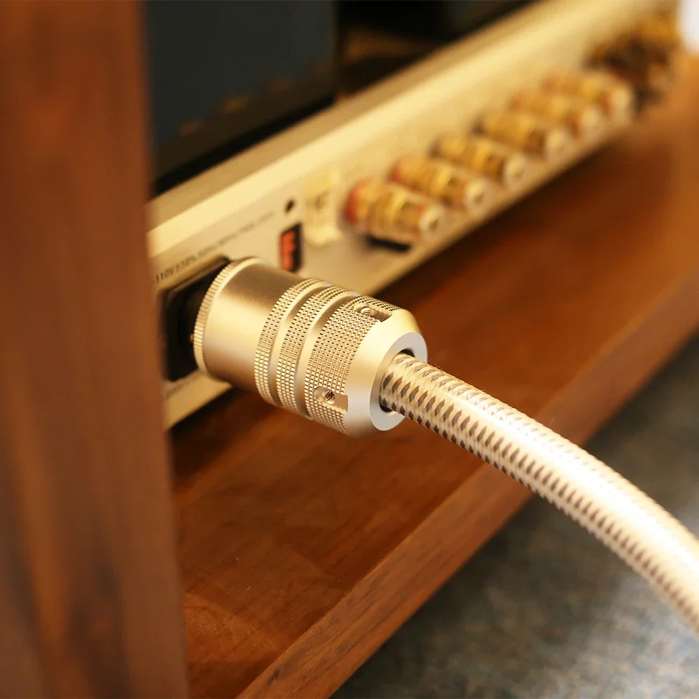 Шнур питания Audiocrast OFC HiFi, кабель питания «папа-мама», вилка стандарта США для сабвуфера, усилителя, DV/AV