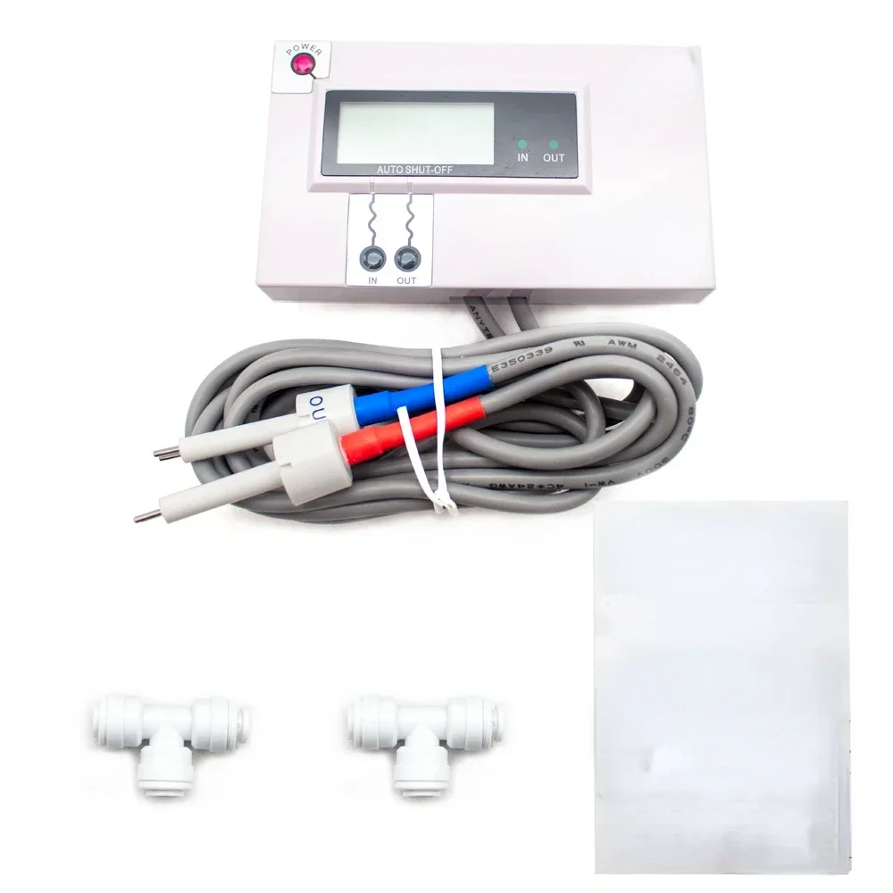 Commercial Dual In-Line  Monitor Digital Water Quality Tester  Meter IN/OUT Water Quality Monitor 0-9990PPM