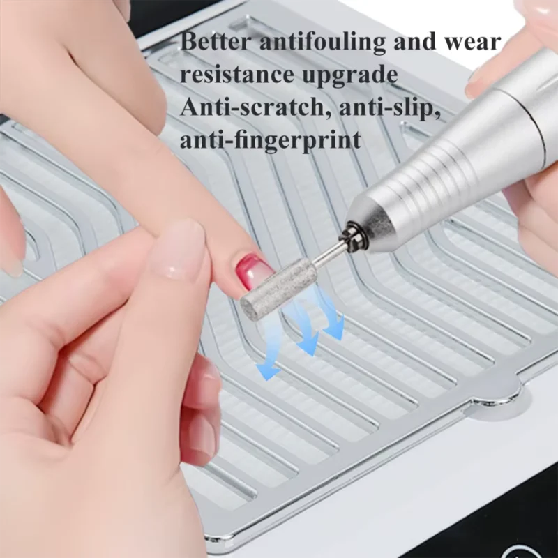 BAAN-High-Power Nail Dust Collector Rechargeable 100W-Adjustable Speed With Filter EU EU Plug