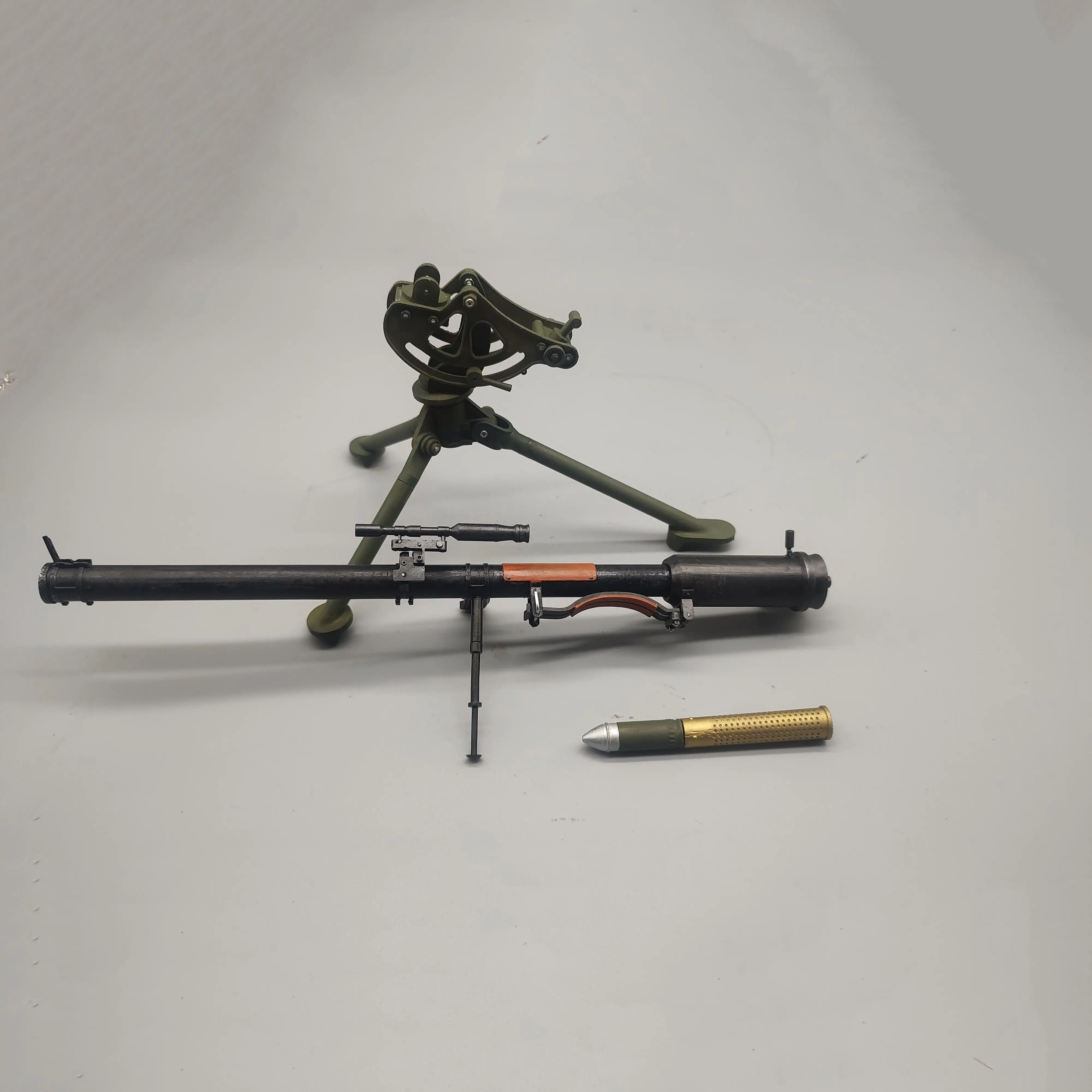 1/6 مقياس أطقم منمذجة عسكرية ثلاثية الأبعاد مطبوعة M18 بندقية Recoilless الحرب الكورية مسدس لعبة مصغر لشخصيات العمل #4