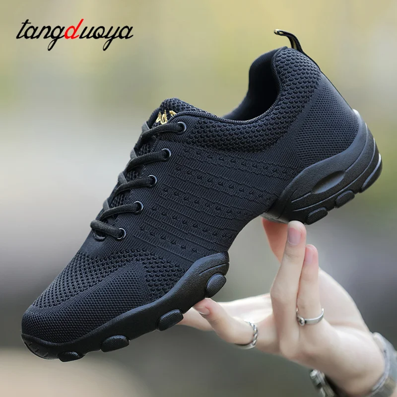 Dance sneakers men women Soft Sole Breathable Jazz modern dance shoes sneakers women ballroom latin dancing sports shoes men