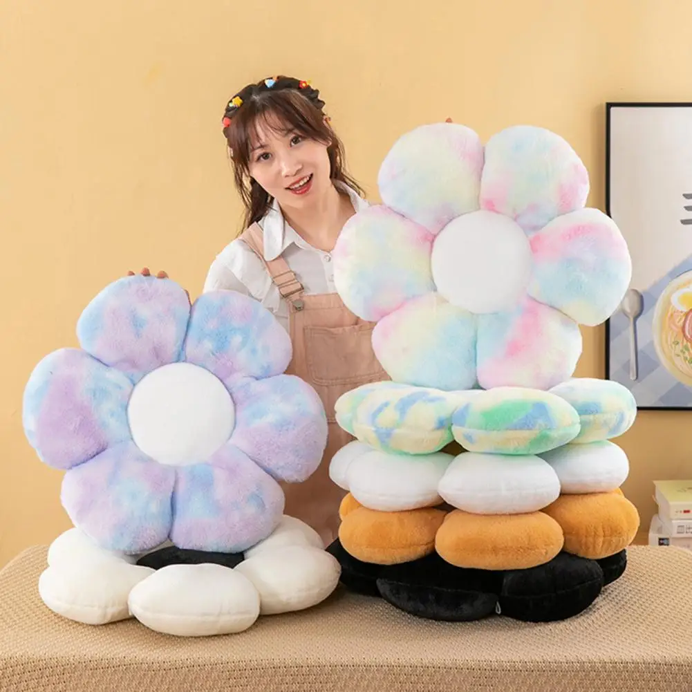 

Flower Seat Cushion Spliced Seat Cushion Fluffy Petals Shape Seat Cushion for Office Chair Car Sofa Super Soft for Room