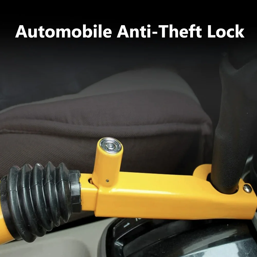 

Защитный замок шестерни автомобиля - устройство блокировки рычага переключения передач ручного тормоза, регулируемый безопасный противоугонный аксессуар на автомобиле