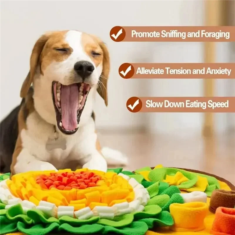 Y17A Multi-Functional Dog Feeding Mat Boredom For Dog With Pupsicles Dog Games Treat Dispenser
