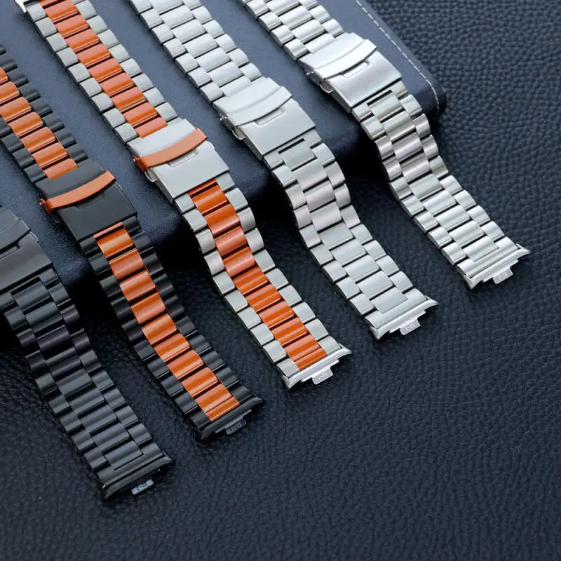 Ремешок из нержавеющей стали для Xiaomi Mi Band 9 Pro/Mi Band 8Pro, металлический ремешок для умных часов, браслет Correa для Redmi Watch 5 4, ремешок для часов