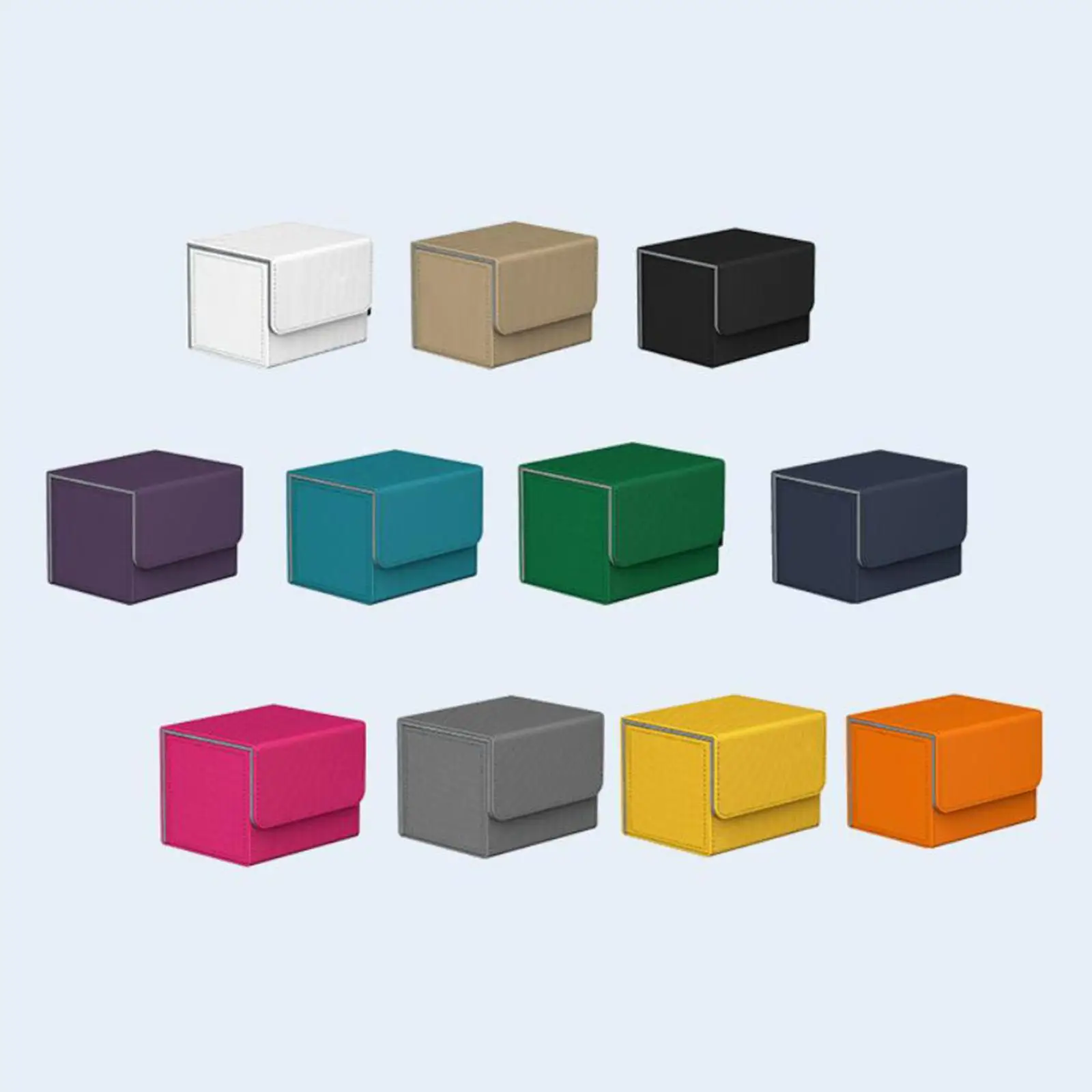 Deck Locker Case for Card Organizer Storage with 100 Sleeved Cards Capacity and Sturdy Shell