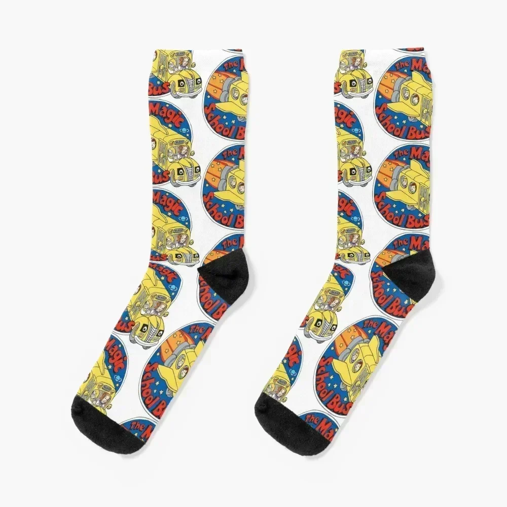 

The Magic School Bus logo Socks basketball shoes colored loose Men Socks Women's