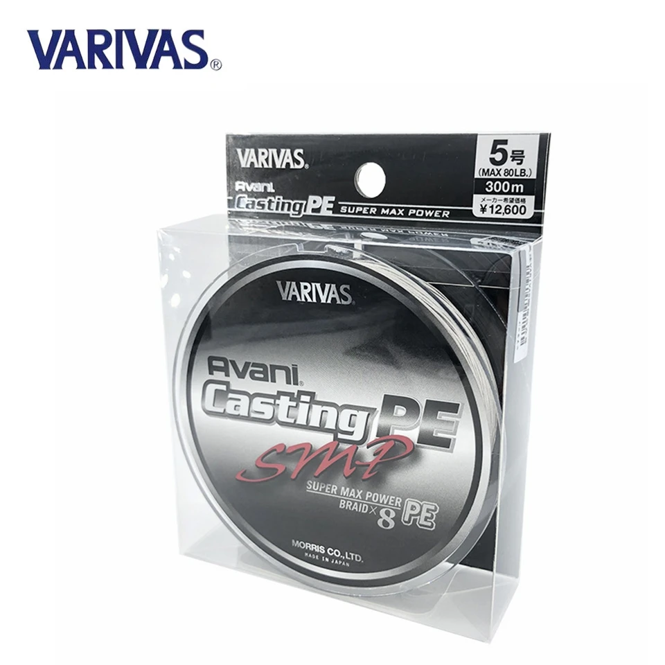 VARIVAS Avani Casting SMP Super MAX Power X8 300m/600M 80LB-160LB