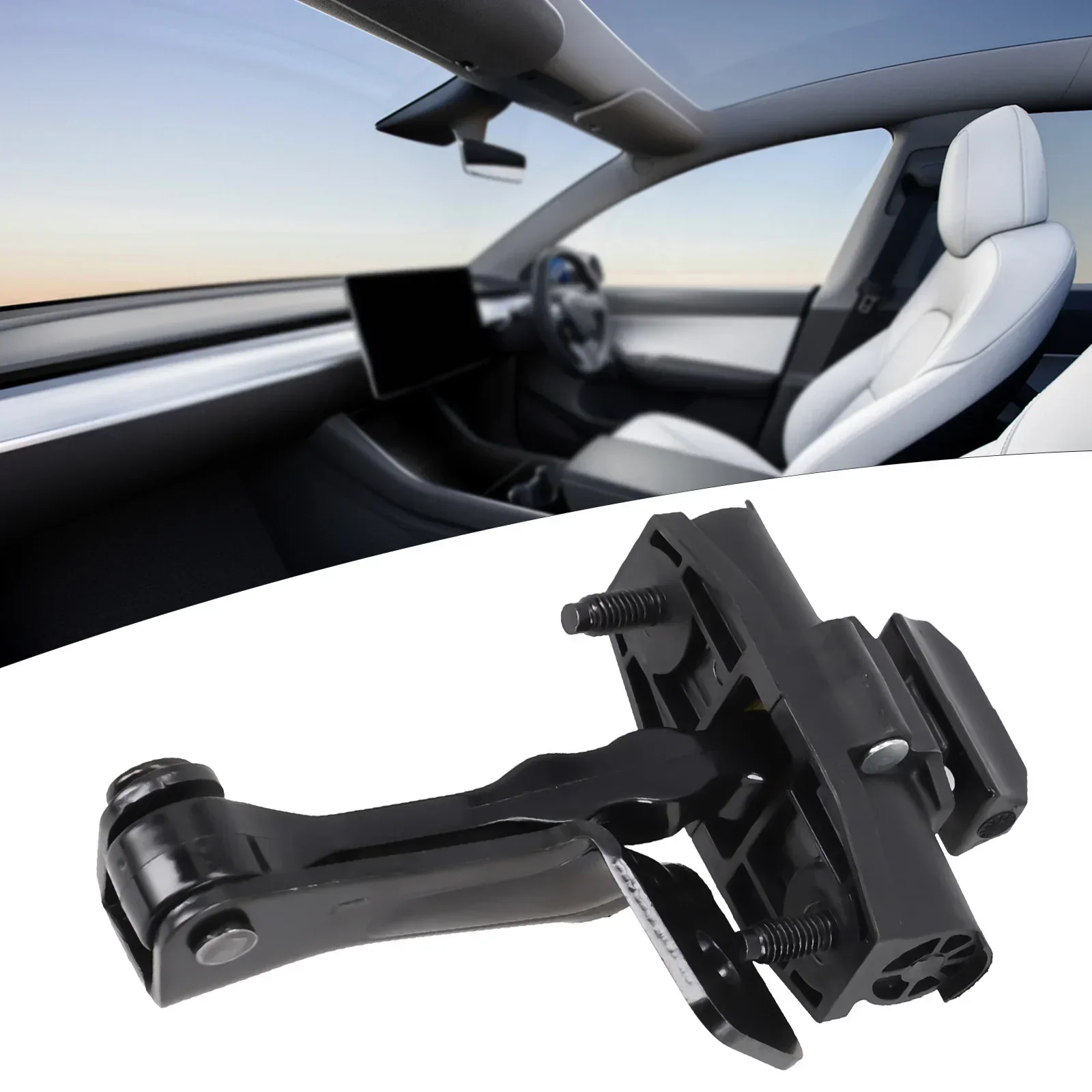 Piezas de repuesto para limitador de correa de parada de retención de puerta delantera izquierda de coche, 1 unidad, para Tesla Model 3 17-21 1089507 -00-D Accesorio para automóvil