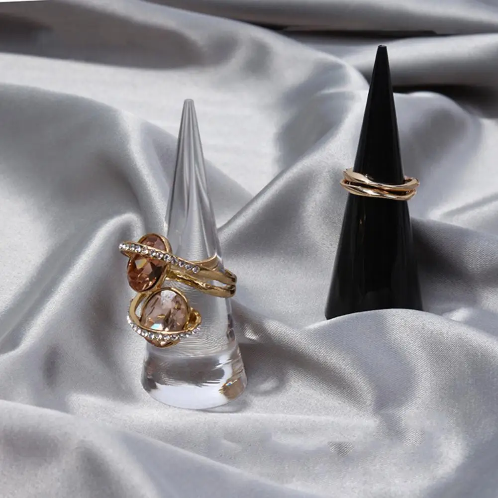 

Jewelry Rack Ring Organizer Circular Cone Shape Ring Display Stand for Jewelry Photography Exhibition Storage Rack