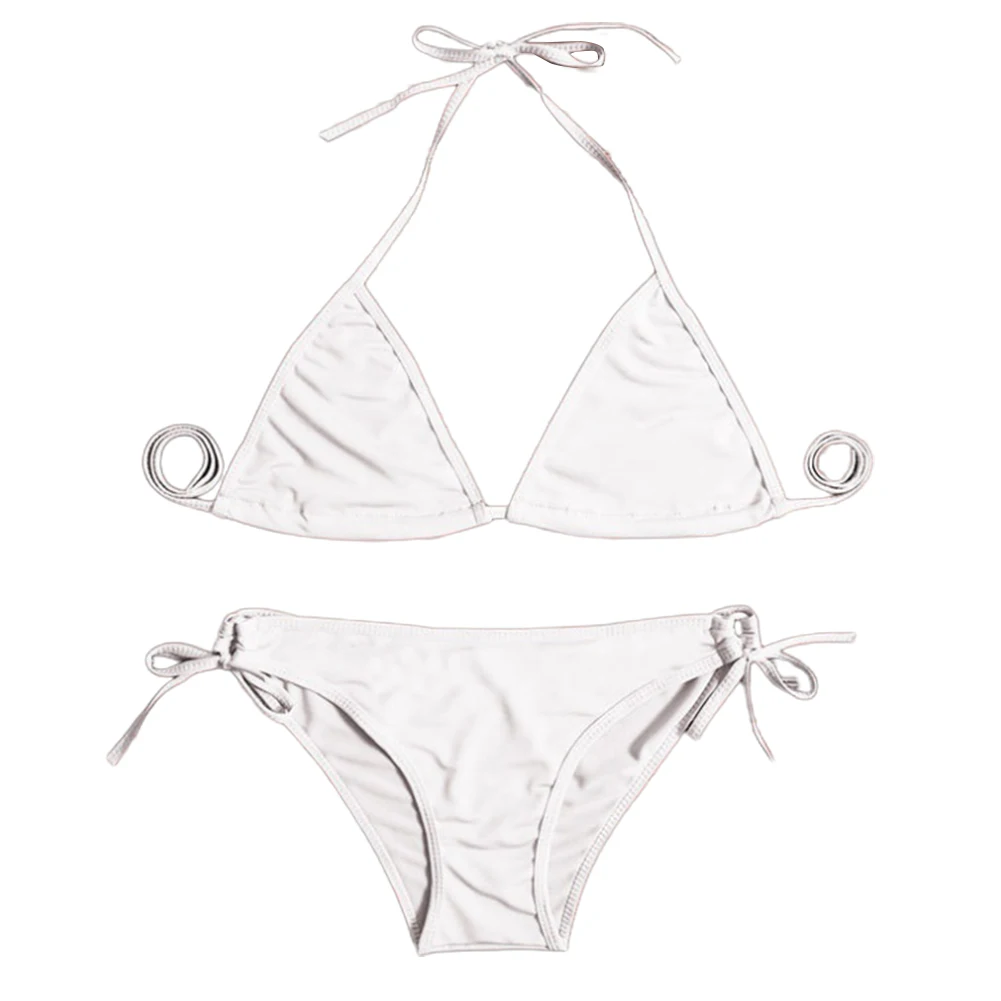 Conjunto de Bikini con Tanga para mujer, bañador Sexy estilo vendaje, traje de baño brasileño, Verano