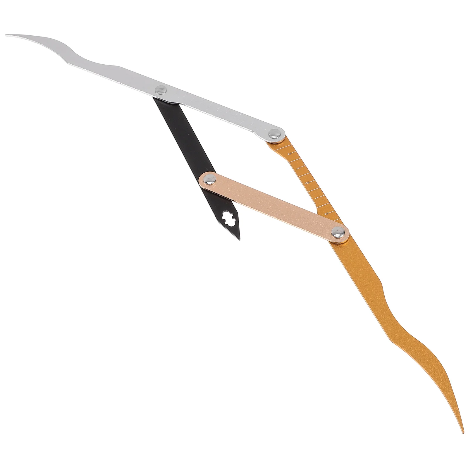 

Golden Ratio Eyebrow Ruler Reusable Measuring Brow Positioning Mapping Tool For Microblading Makeup Artists Three-Point