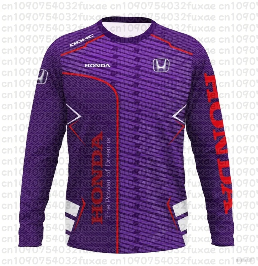 Sommer Herren T-Shirt Sport Motorrad Rennwagen Marke Schnelltrocknend Teenager Langarm Mode Lässig ​ – Detail 6