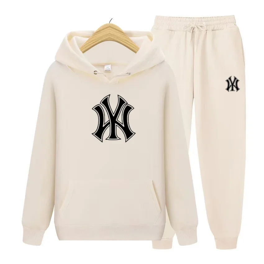 

Men's 2-Piece Tracksuit Sweater Set Hooded Shirt Sport Pants Women's Sports Top Pant Sets Casual Menswear Jogging Sweat Suits