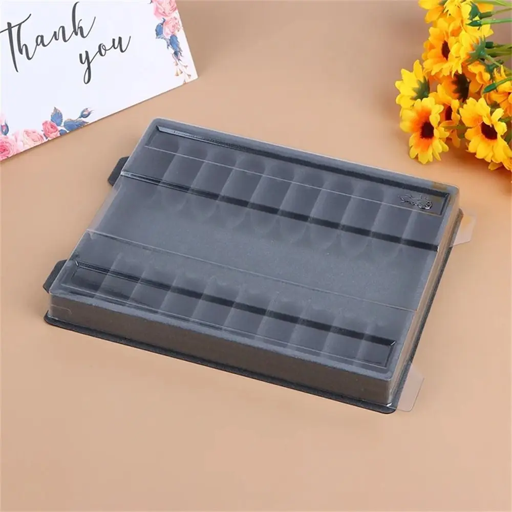Transparent Fountain Pen Box Pen Collector Storage Case Pen Organizer Box Stationery Plastic Pens Display Case Ink Pen