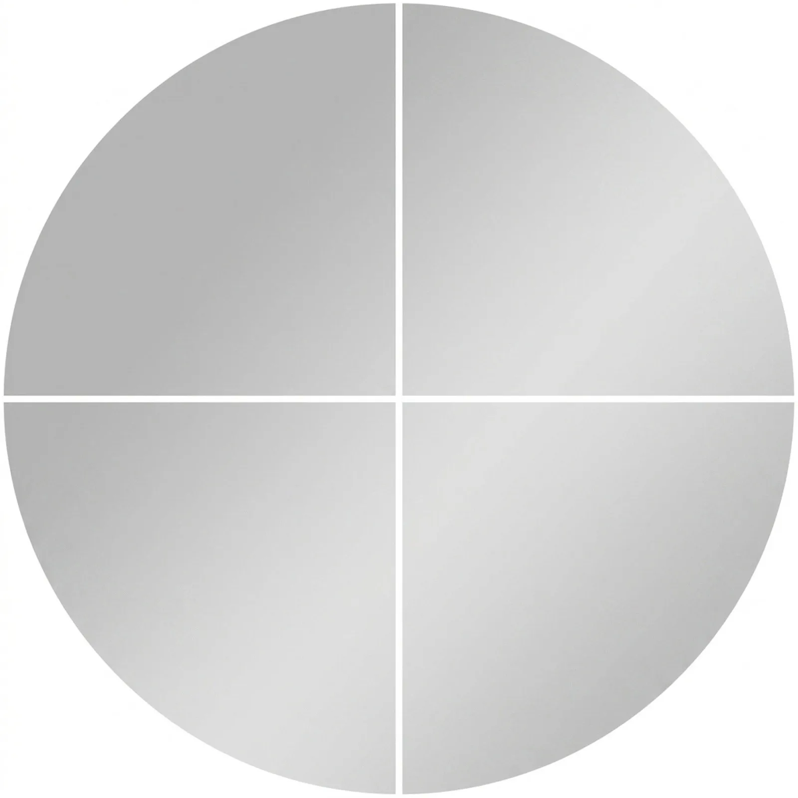 College 5.9inch Round Mirror School Locker Mirror Distortion-Free for frameless Design Protective Coating Smooth Edges