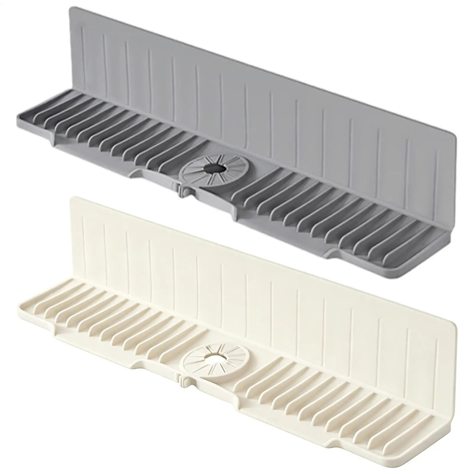 Silicone Drain Mat, Kitchen Faucet Sink Splash Guard, Sink Draining Pad Behind Faucet,For Kitchen & Bathroom Countertop Protect