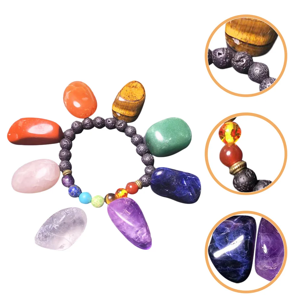 

1Set Colorful Mineral Stones Ornaments Natural Irregular Stone Decor Desktop Ornament Teaching Mineral Samples Decorative Stone