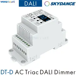 Skydance DT-D 100-240V AC Triac DALI Dimmer (DT4) 150-360W Phase-cut Mosfet Dimming Trailing Edge for Single Color Dimmable Lamp