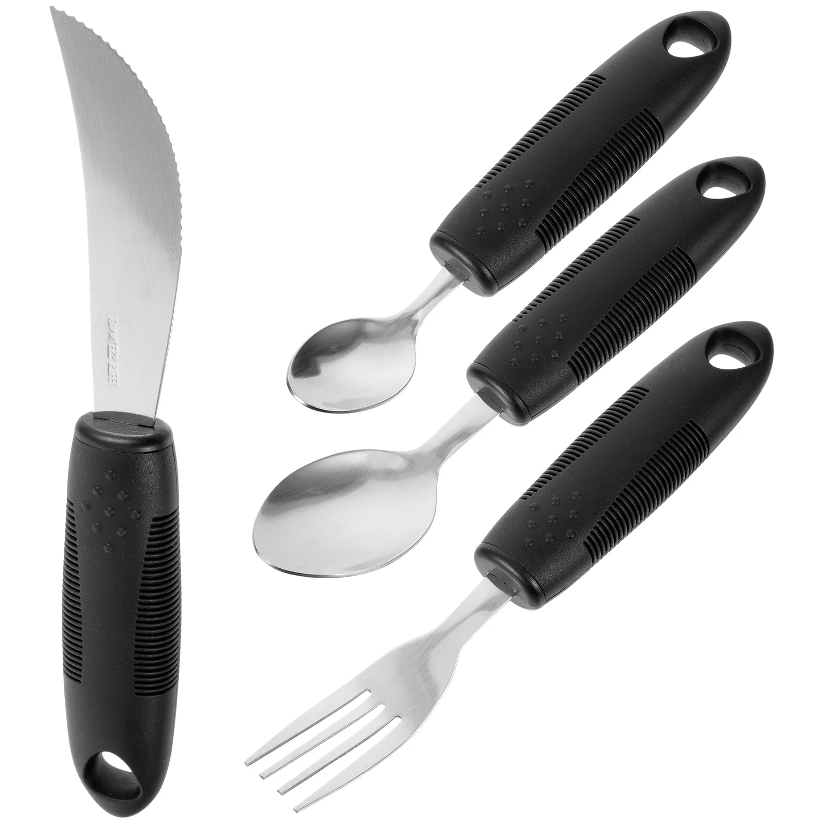 

Anti-shake Tableware Set for The Elderly Portable Adaptive Utensils Forks Disabled Anti-skid Cutlery Anti-slip Spoon