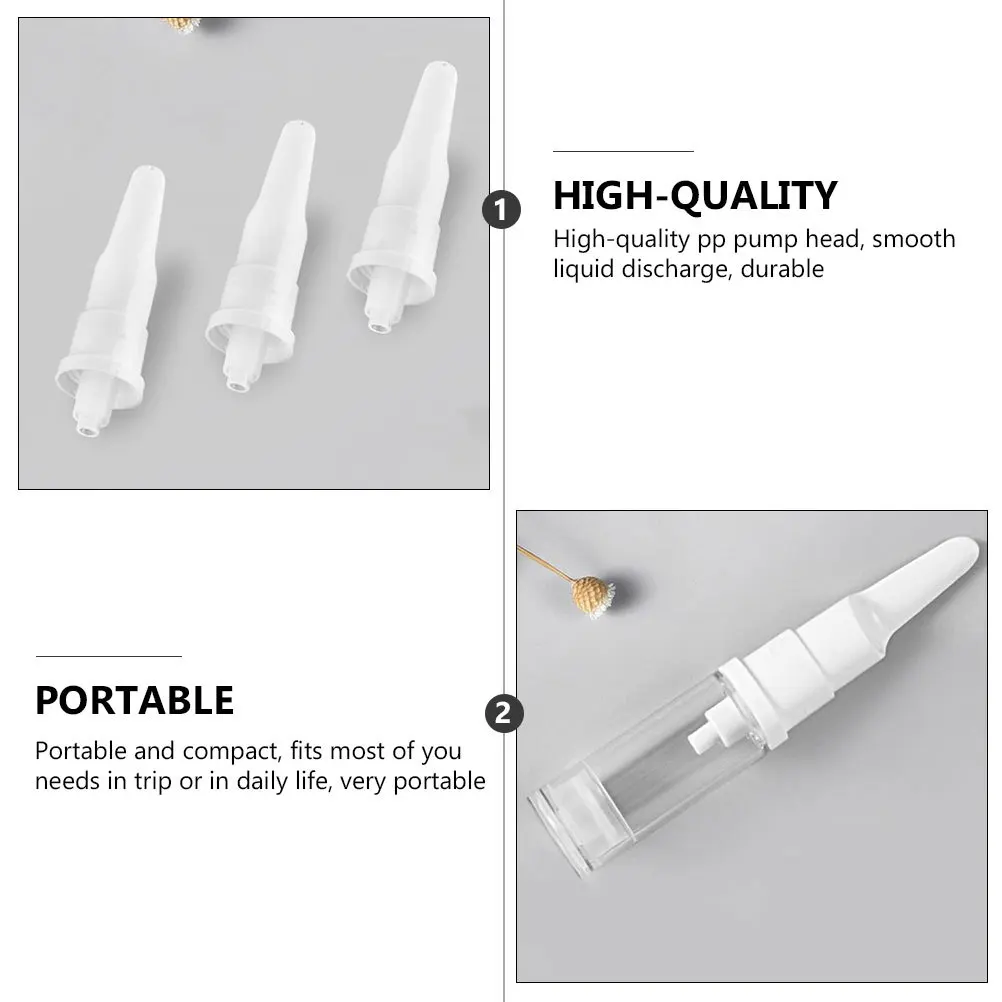 

8Pcs Storage Eye Serum Bottles Airless Pump Vacuum Bottles Portable Dispensers for Cream Lotion Travel